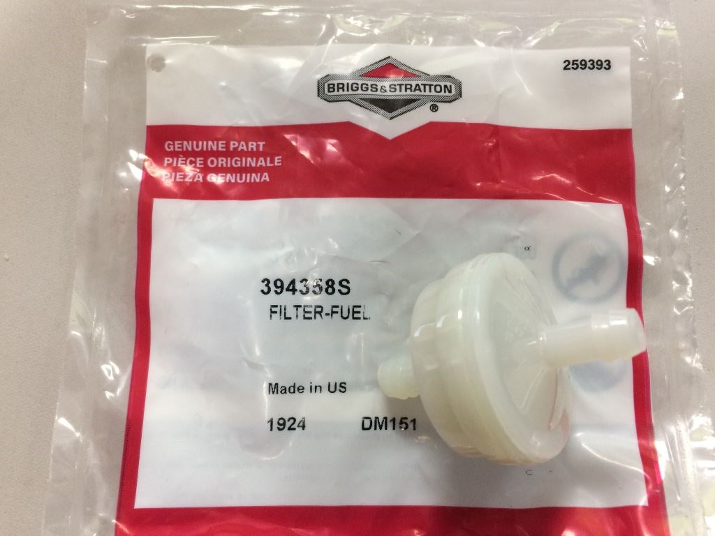 Fuel Filter Briggs and Stratton - 394358S