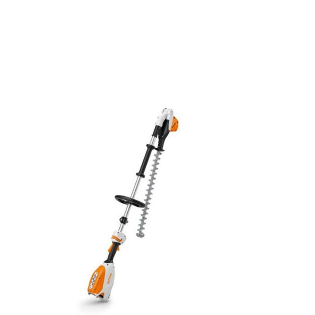 hedge trimmer long reach battery Stihl HLA66 fold for storage