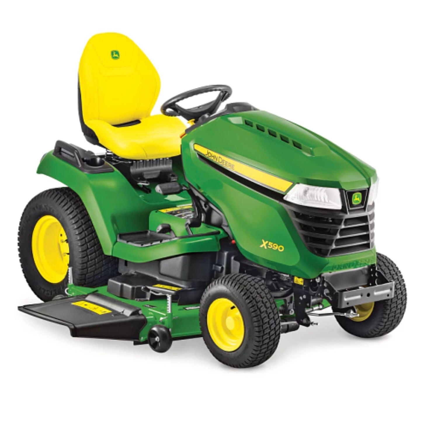 John Deere X590 ride on lawn mower