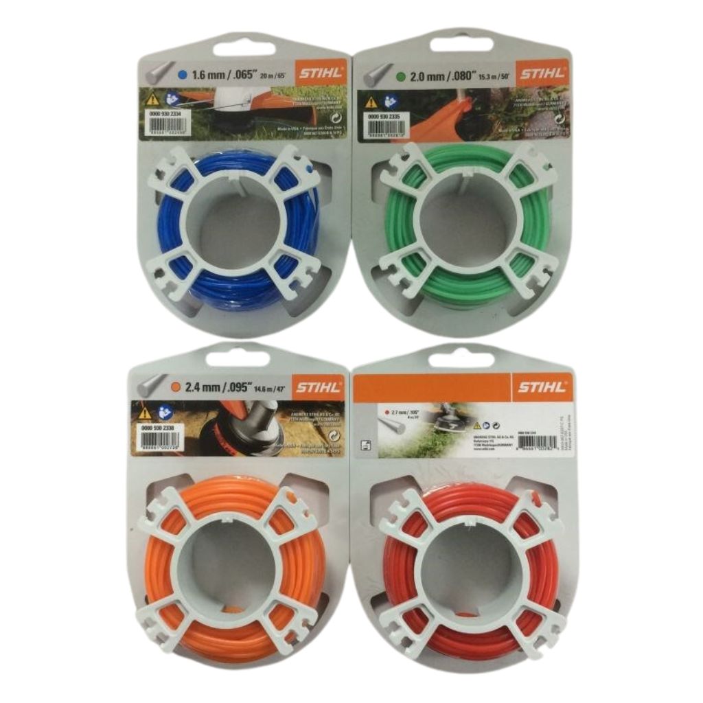 Stihl Strimmer line various sizes from John Miller Garden Machinery