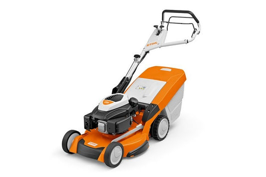 Stihl RM 655 VS lawn mower front view