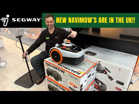 Segway robotic lawnmowers YouTube overview from John Miller Garden machinery i105e i108e