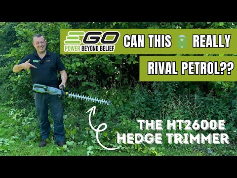 Ego HT2600E hedgetrimmer demo by John Miller Garden Machinery