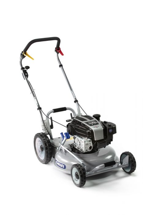 Grin mulching mower UK with patented anti block technology
