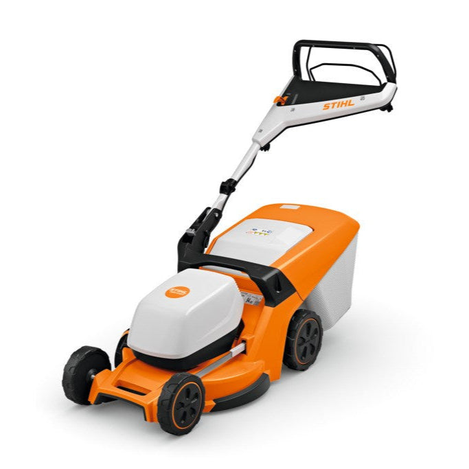 Stihl battery lawn mowers RMA 448 V from John Miller Garden Machinery