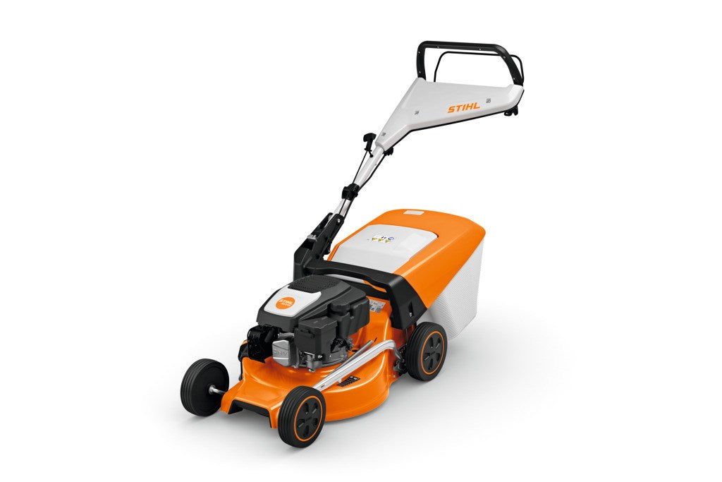 petrol lawnmower Stihl RM248 from John Miller Garden Machinery