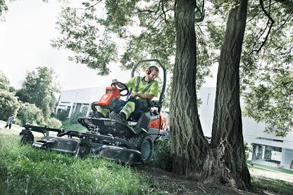 Husqvarna P 525DX Ride-On Mower with Cabin