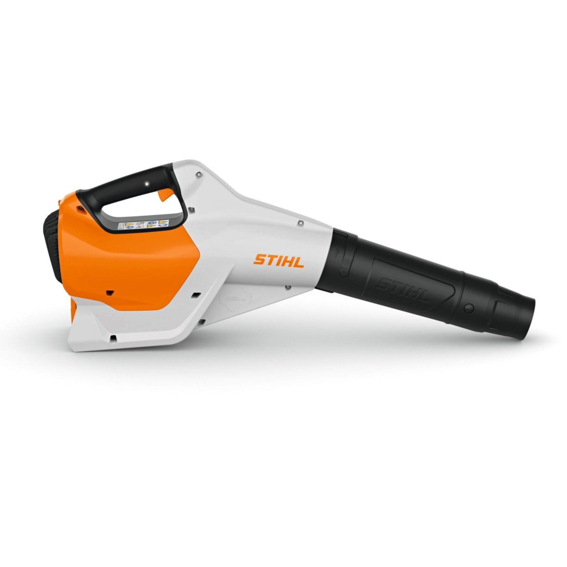 Stihl leaf blower on a white background