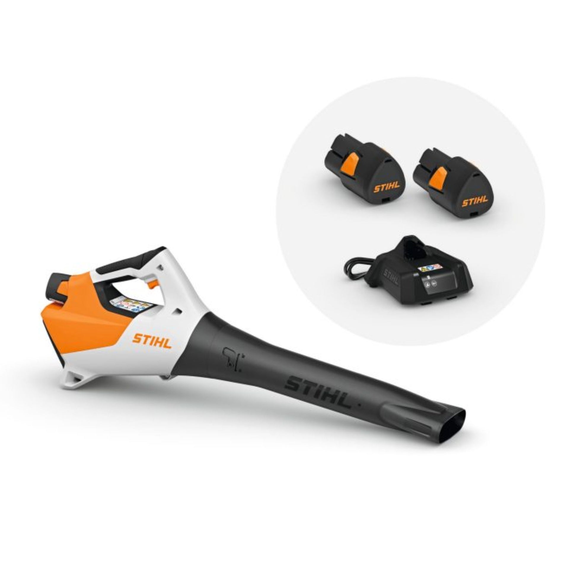 leaf blower with batteries and charger 