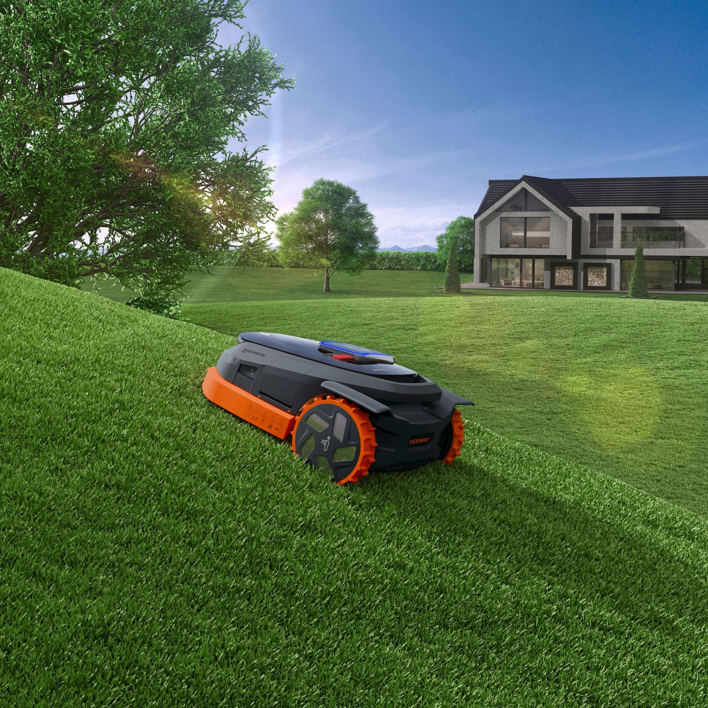 Best Robotic lawn mower Segway Navimow X Series - X390E X350E X330E from John Miller Garden Machinery