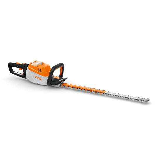 STIHL hedge trimmer on a white background
