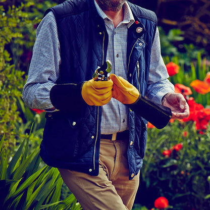 T&C Premium Leather Gauntlet Gloves