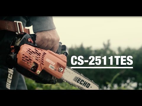 Echo chainsaw CS-2511TES demo video
