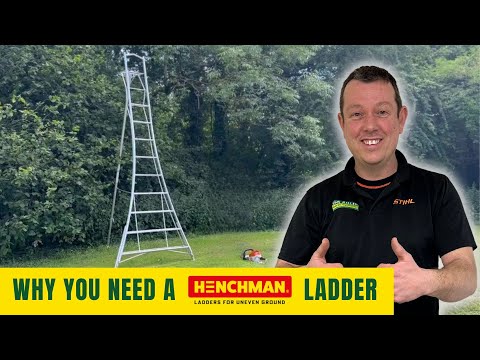 henchman ladder demo by John Miller Garden Machinery