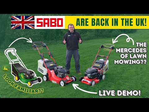 Sabo petrol lawnmower review - Sabo 47 Vario and Sabo 54 Pro by John Miller Garden Machinery