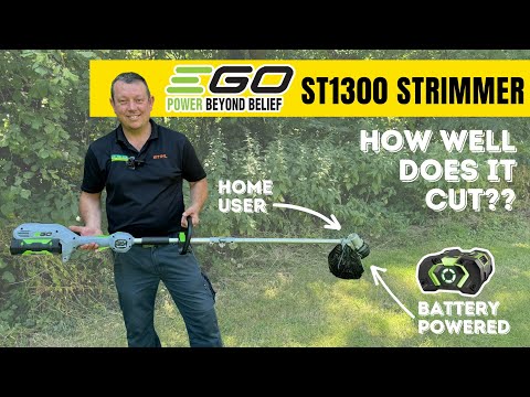 Ego ST1300 grass trimmer demo John Miller Garden Machinery