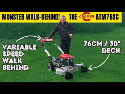 Cramer Optimus ATM76SC Lawnmower (76cm - Steel Deck)