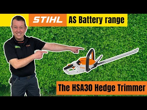 Stihl hedge trimmer cordless_HSA_30_video_overview